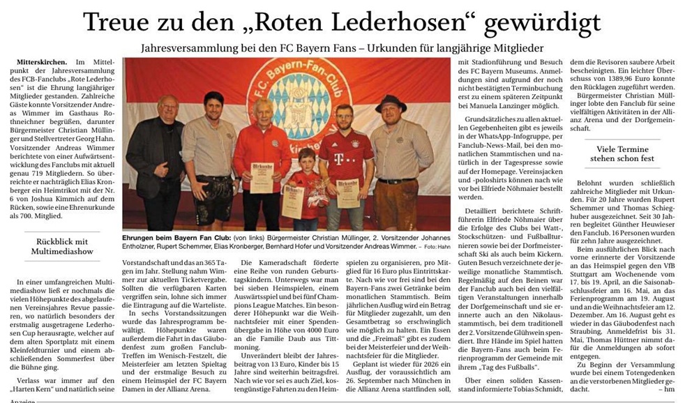 Treue gewuerdigt